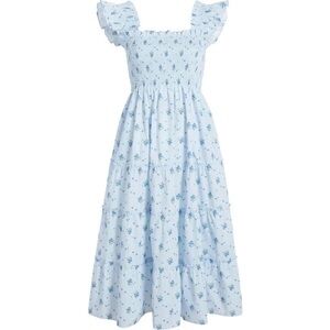Hill House Ellie Nap Dress in Blue Ditsy Floral
